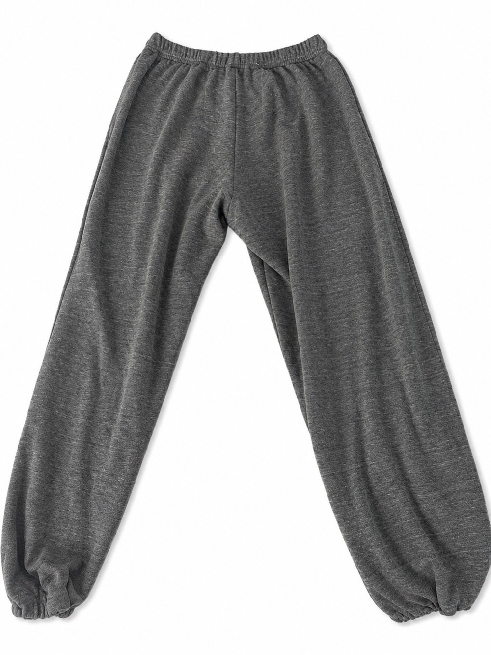 Woman’s Aviator Nation Gray Sweatpants with Navy Lightning Accent - Picture 2 of 4